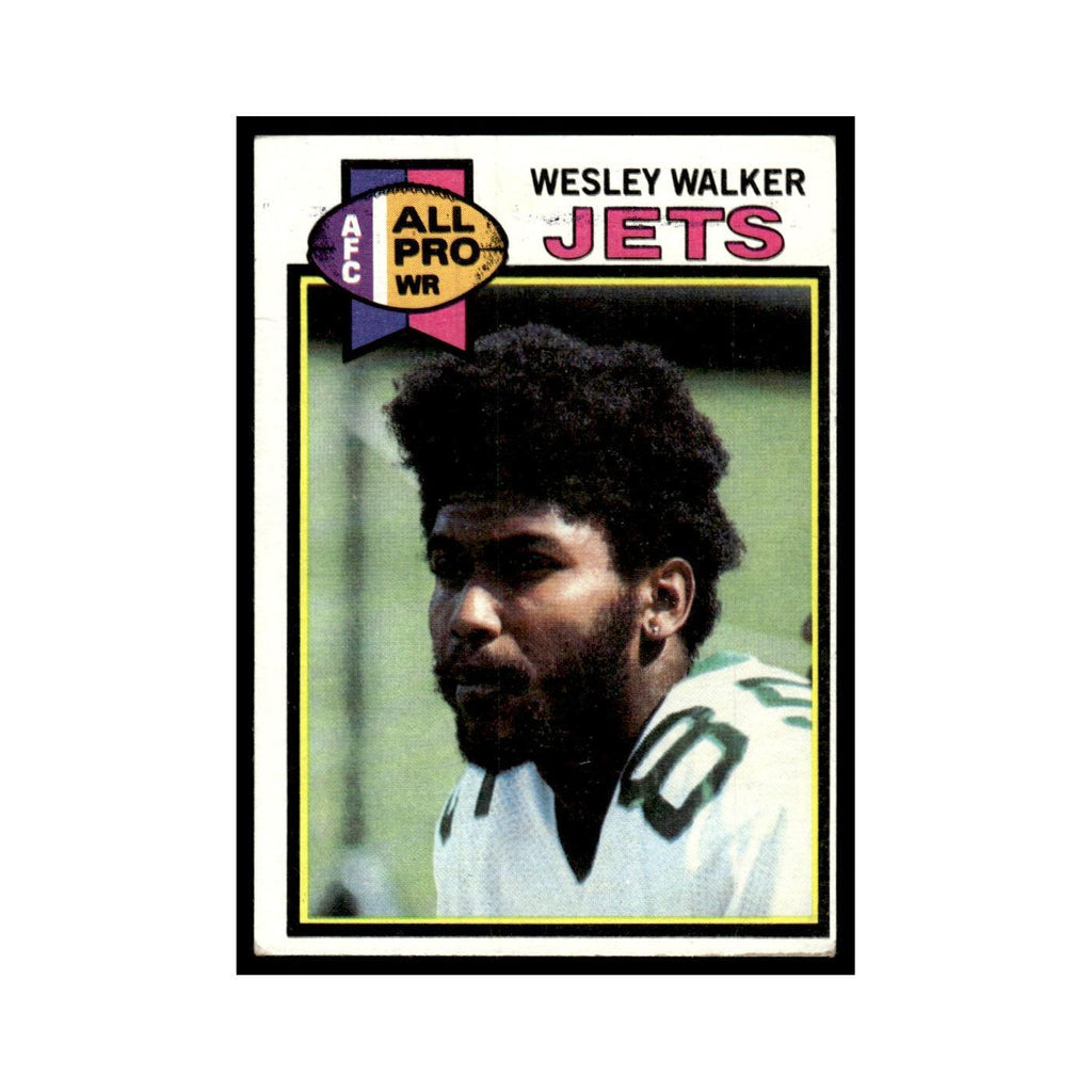 1979 Topps Football Card Wesley Walker Jets #141