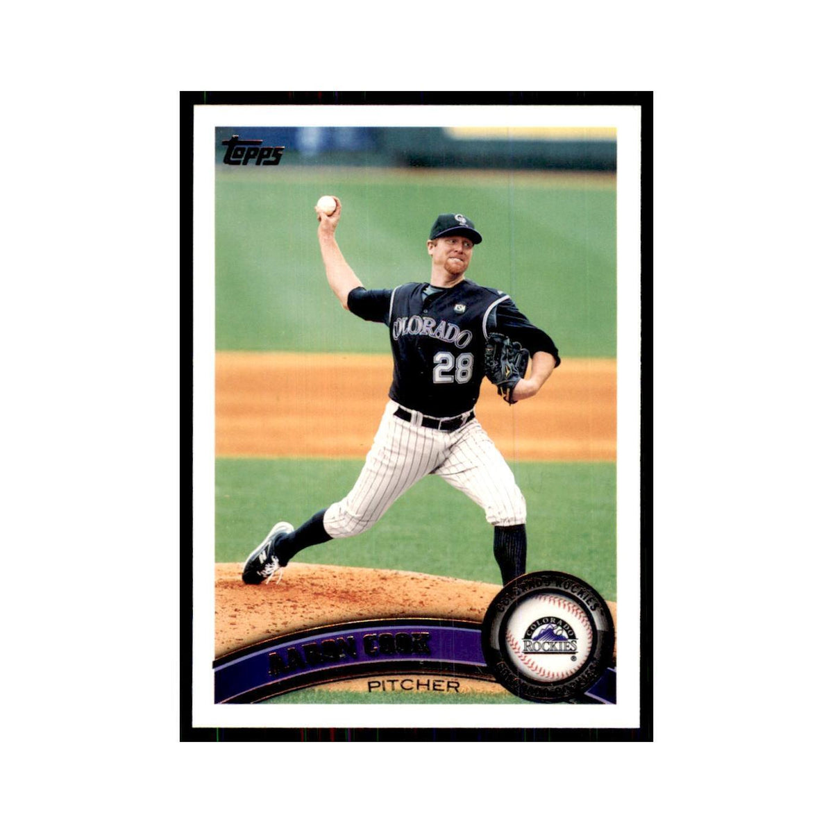 2011 Topps Aaron Cook Baseball Cards #230