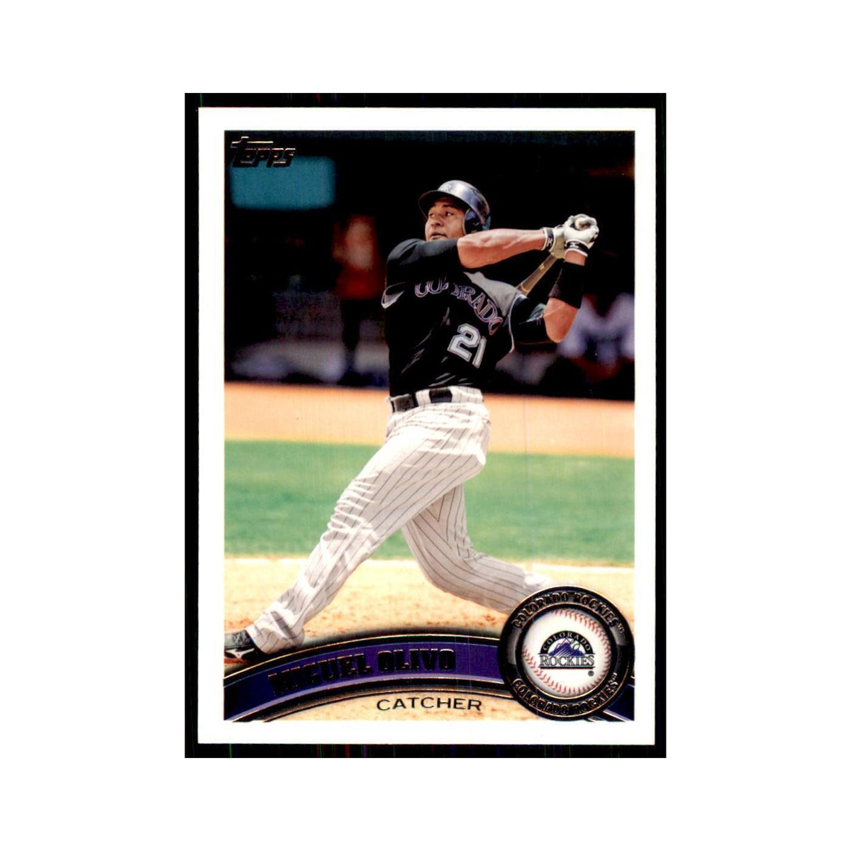 2011 Topps Miguel Olivo Baseball Cards #276