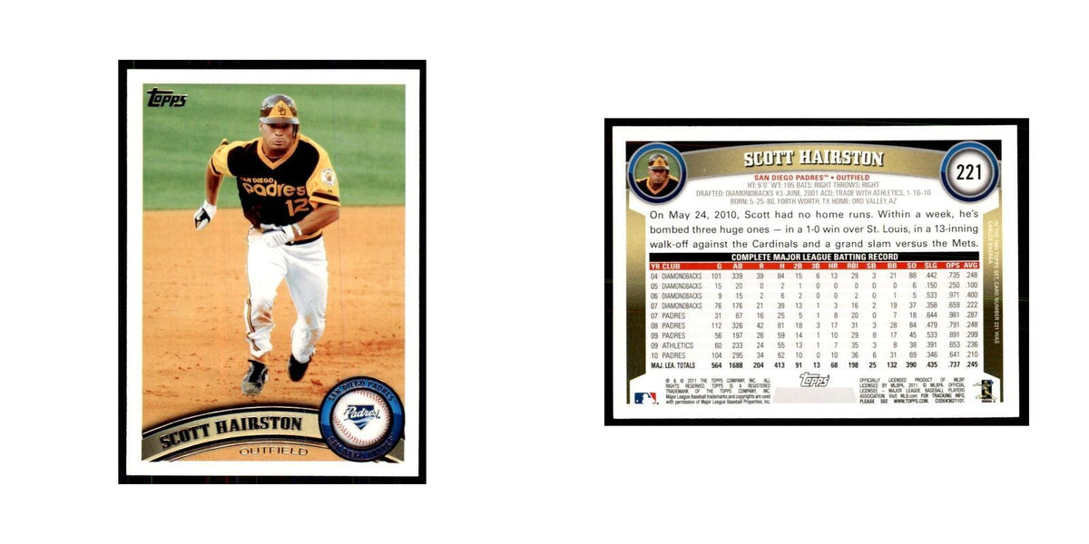 2011 Topps Scott Hairston Baseball Cards #221