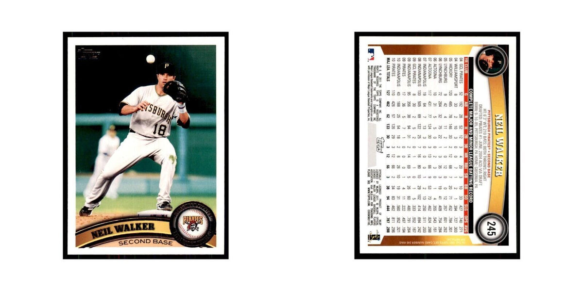 2011 Topps Neil Walker Baseball Cards #245