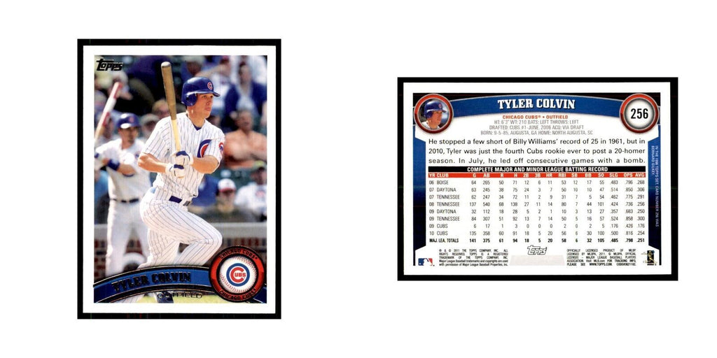 2011 Topps Tyler Colvin Baseball Cards #256