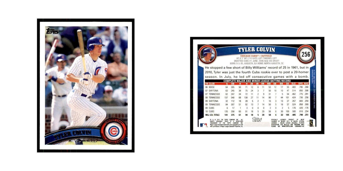 2011 Topps Tyler Colvin Baseball Cards #256