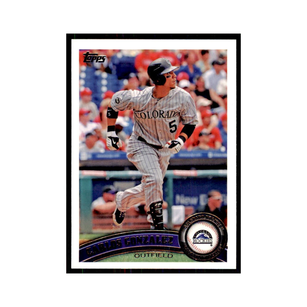 2011 Topps Carlos Gonzalez Baseball Cards #250