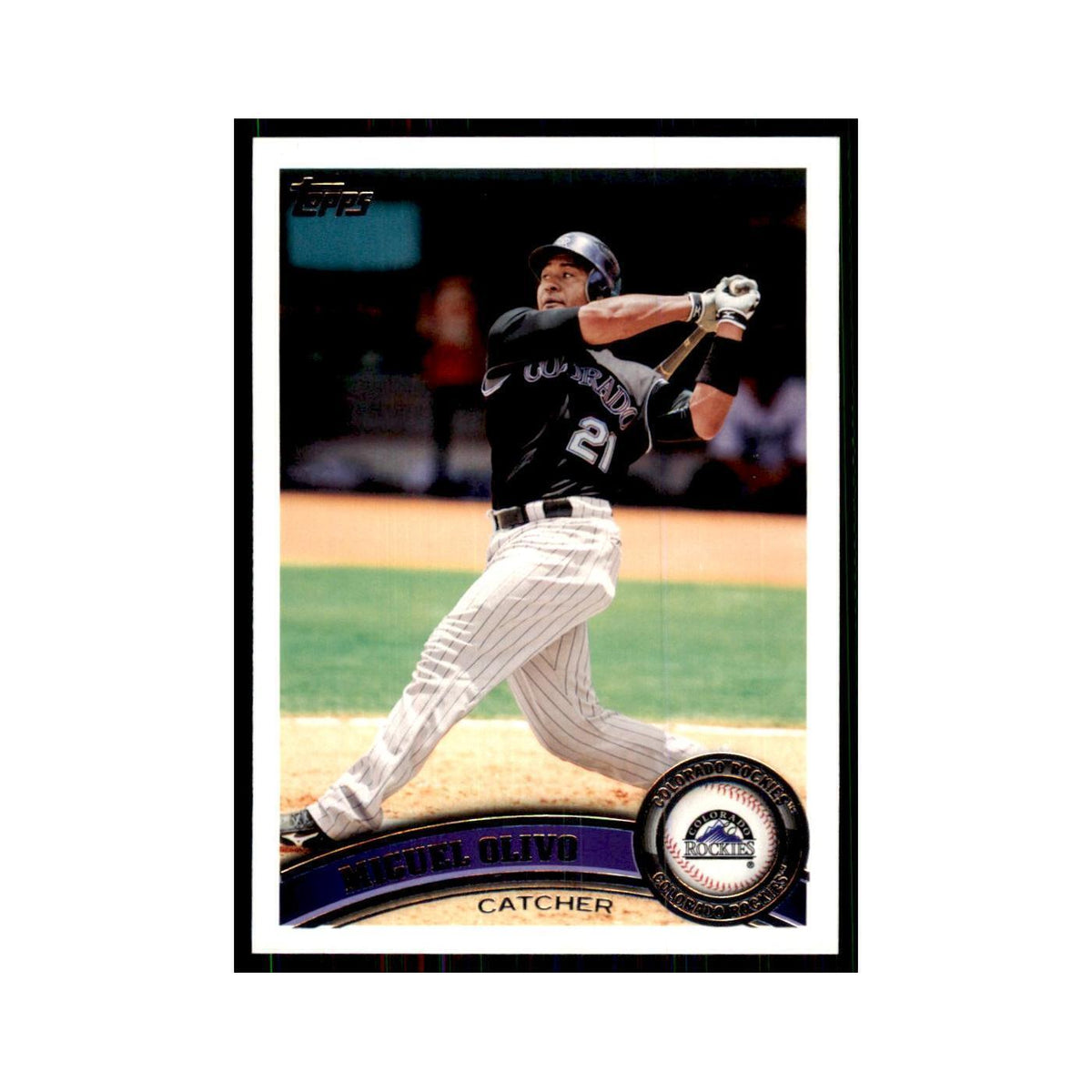 2011 Topps Miguel Olivo Baseball Cards #276