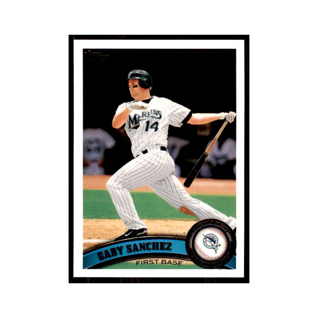 2011 Topps Gaby Sanchez Baseball Cards #312