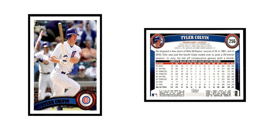 2011 Topps Tyler Colvin Baseball Cards #256