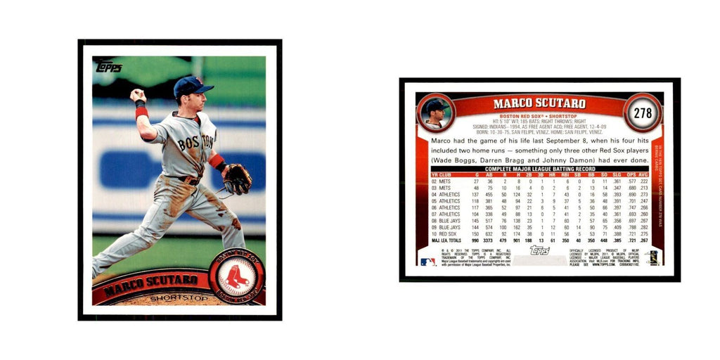 2011 Topps Marco Scutaro Baseball Cards #278