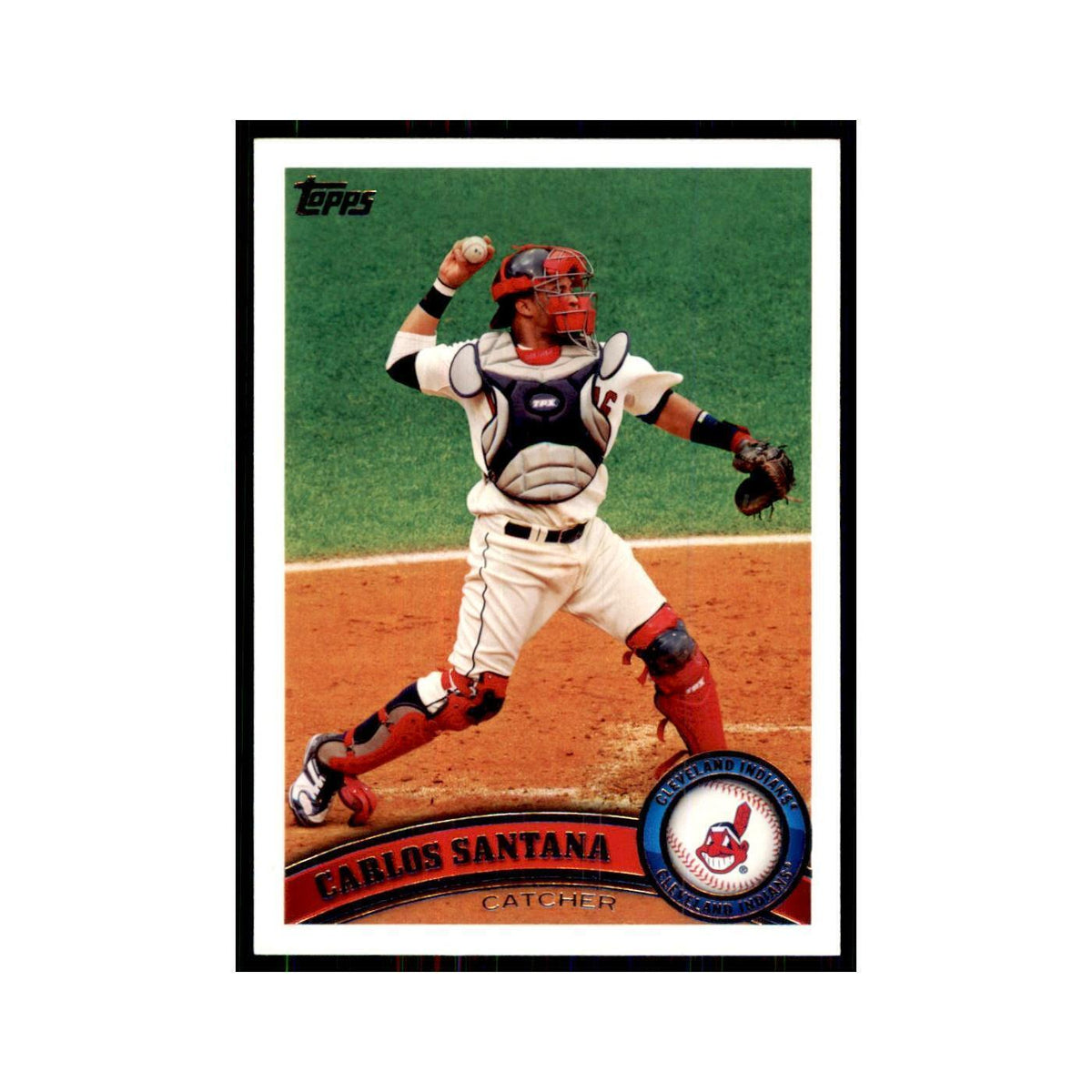 2011 Topps Carlos Santana Baseball Cards #209