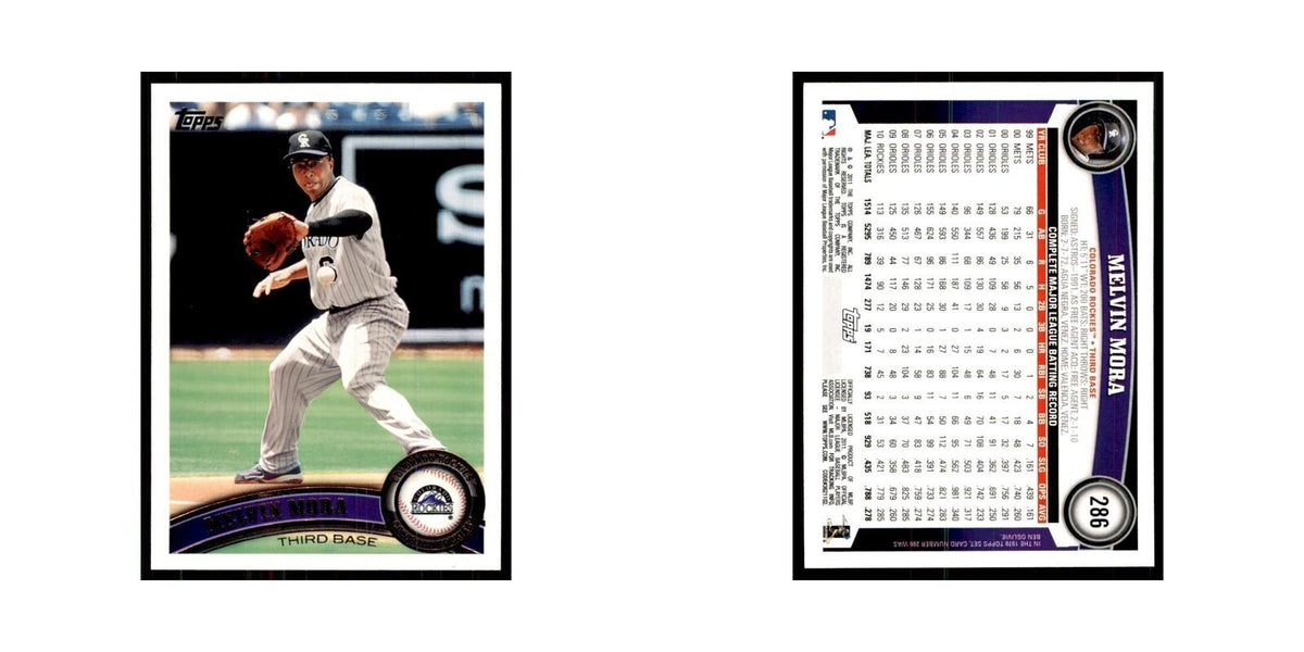 2011 Topps Melvin Mora Baseball Cards #286