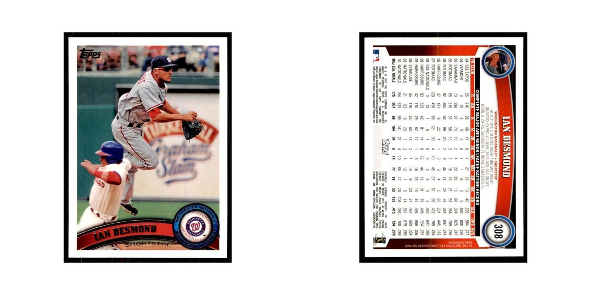 2011 Topps Ian Desmond Baseball Cards #308