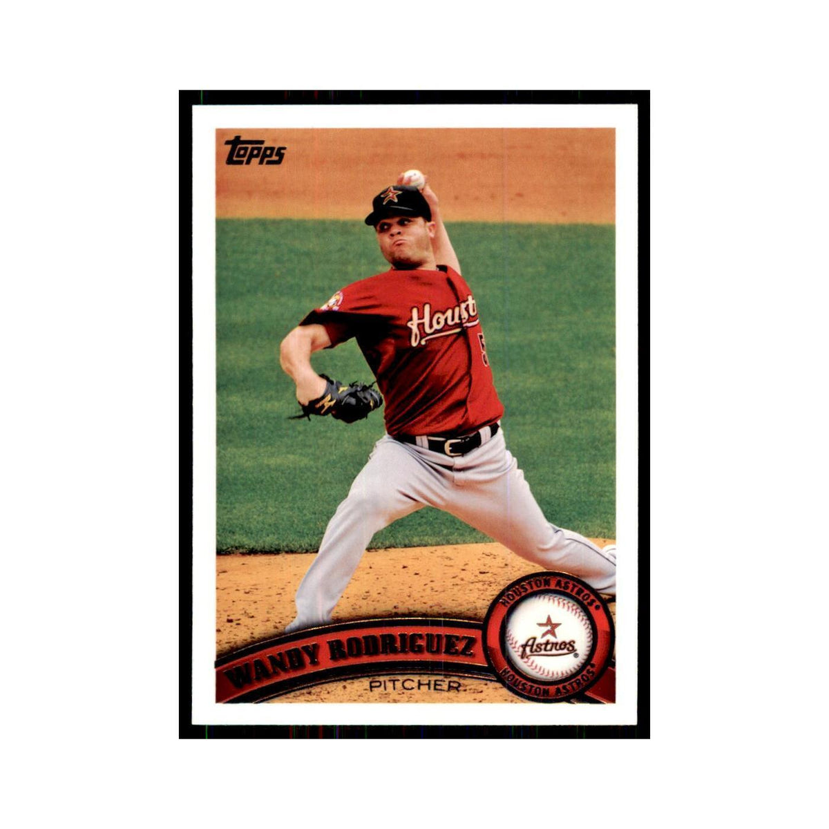 2011 Topps Wandy Rodriguez Baseball Cards #241