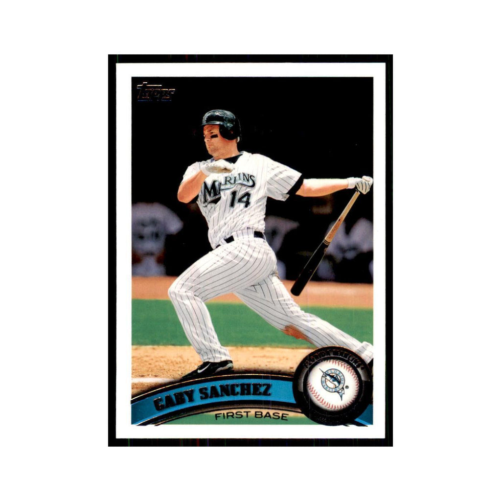 2011 Topps Gaby Sanchez Baseball Cards #312