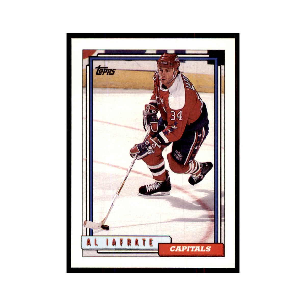 Al Iafrate 1992 Topps #133 Hockey Cards Hockey Card NM