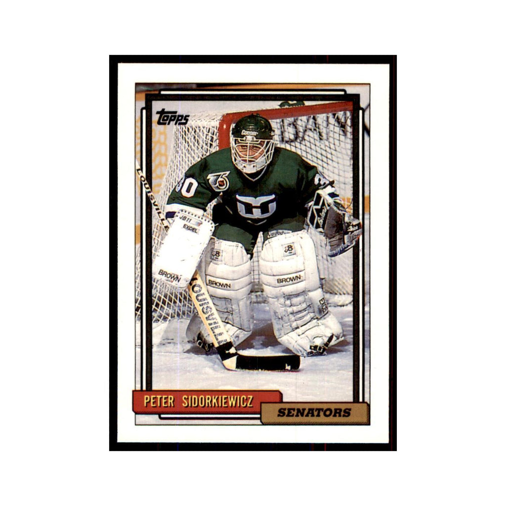 Peter Sidorkiewicz 1992 Topps #332 Hockey Cards Hockey Card NM