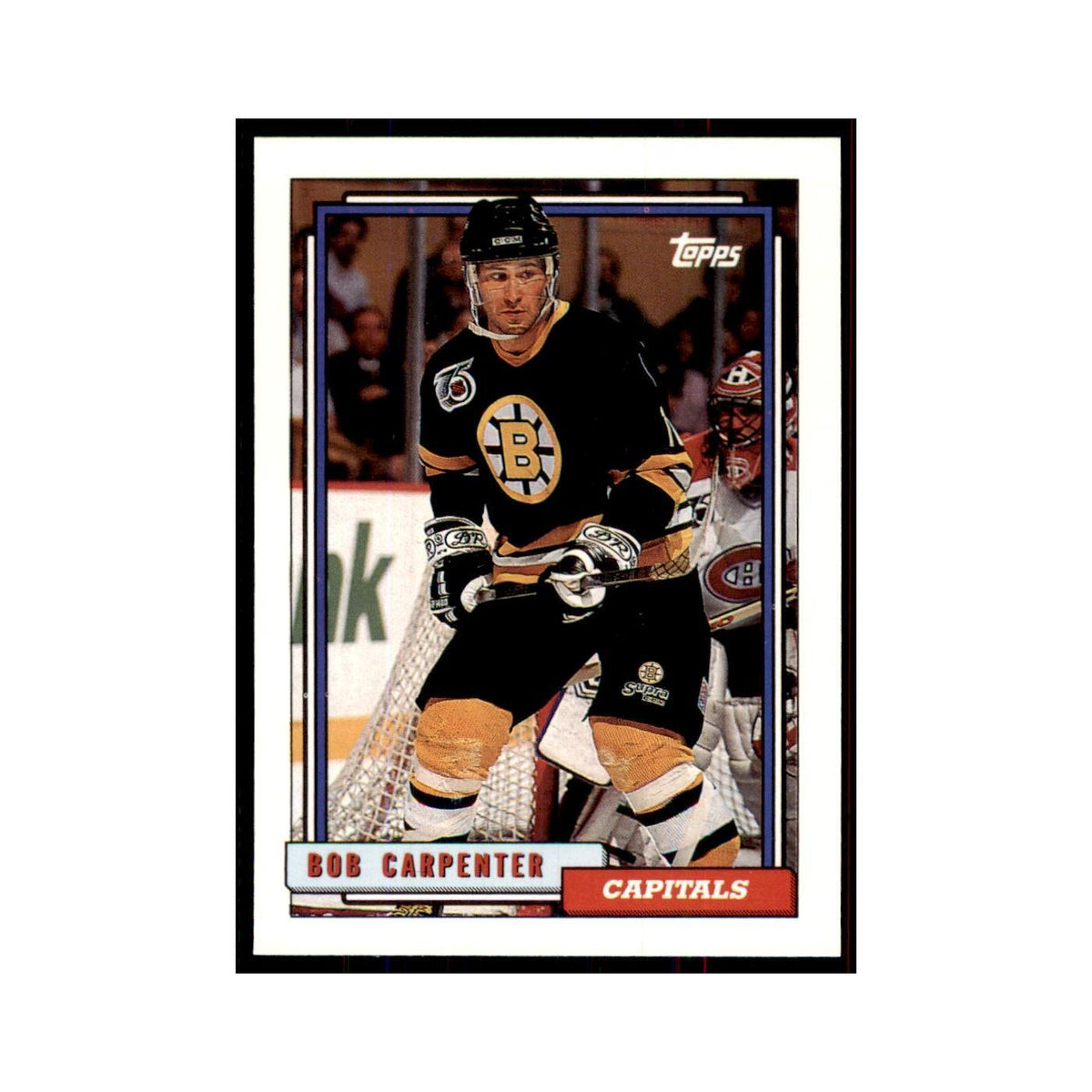 Bob Carpenter 1992 Topps #378 Hockey Cards Hockey Card NM