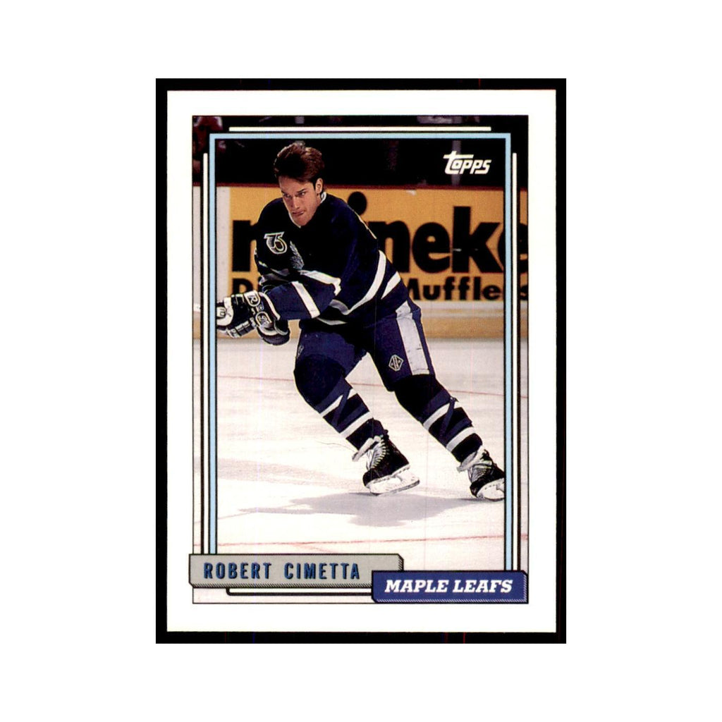 Robert Cimetta 1992 Topps #181 Hockey Cards Hockey Card NM