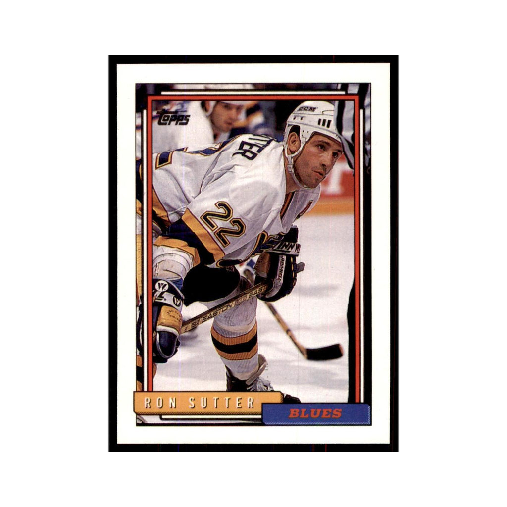 Ron Sutter 1992 Topps #371 Hockey Cards Hockey Card NM
