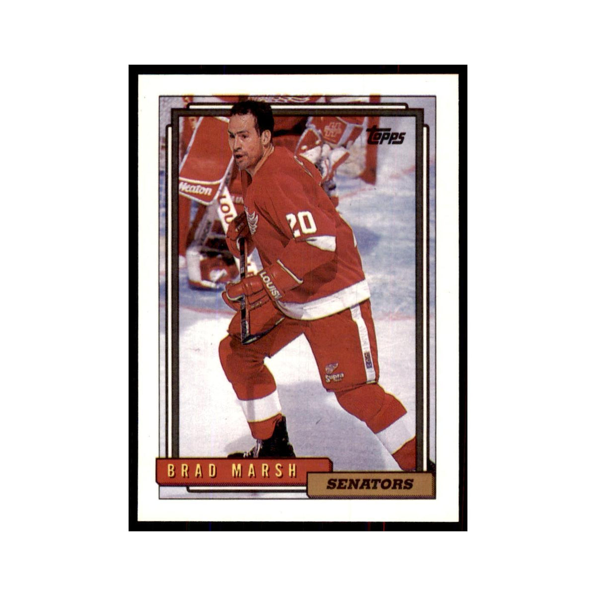 Brad Marsh 1992 Topps #215 Hockey Cards Hockey Card NM