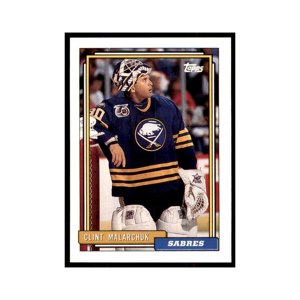 Clint Malarchuk 1992 Topps #363 Hockey Cards Hockey Card NM