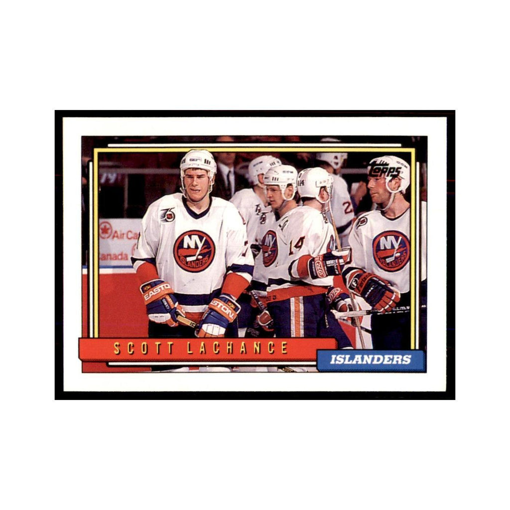 Scott Lachance 1992 Topps #366 Hockey Cards Hockey Card NM