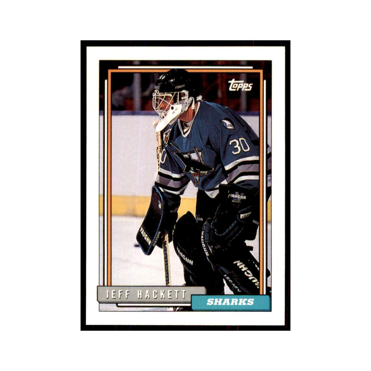 Jeff Hackett 1992 Topps #185 Hockey Cards Hockey Card NM