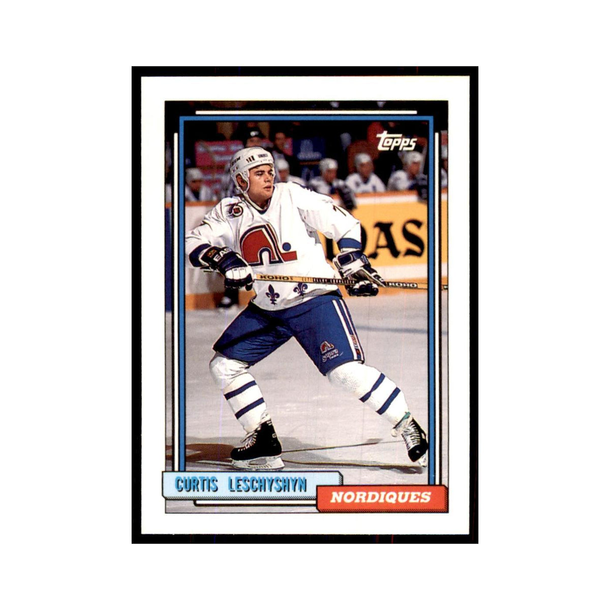 Curtis Leschyshyn 1992 Topps #124 Hockey Cards Hockey Card NM