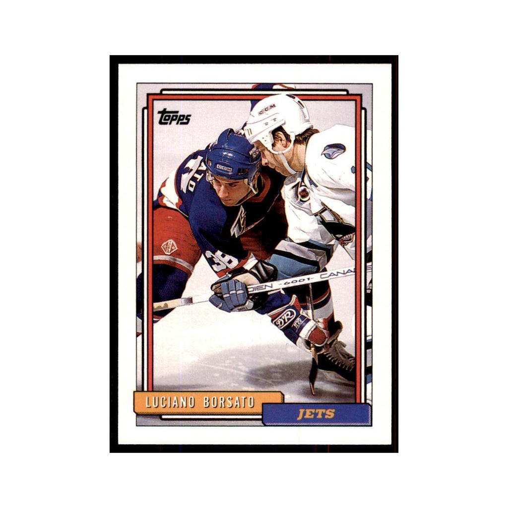 Luciano Borsato 1992 Topps #239 Hockey Cards Hockey Card NM