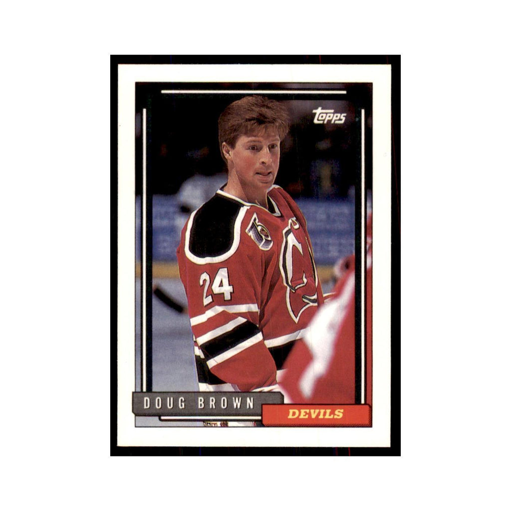 Doug Brown 1992 Topps #139 Hockey Cards Hockey Card NM