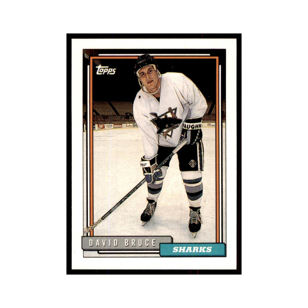 David Bruce 1992 Topps #448 Hockey Cards Hockey Card NM