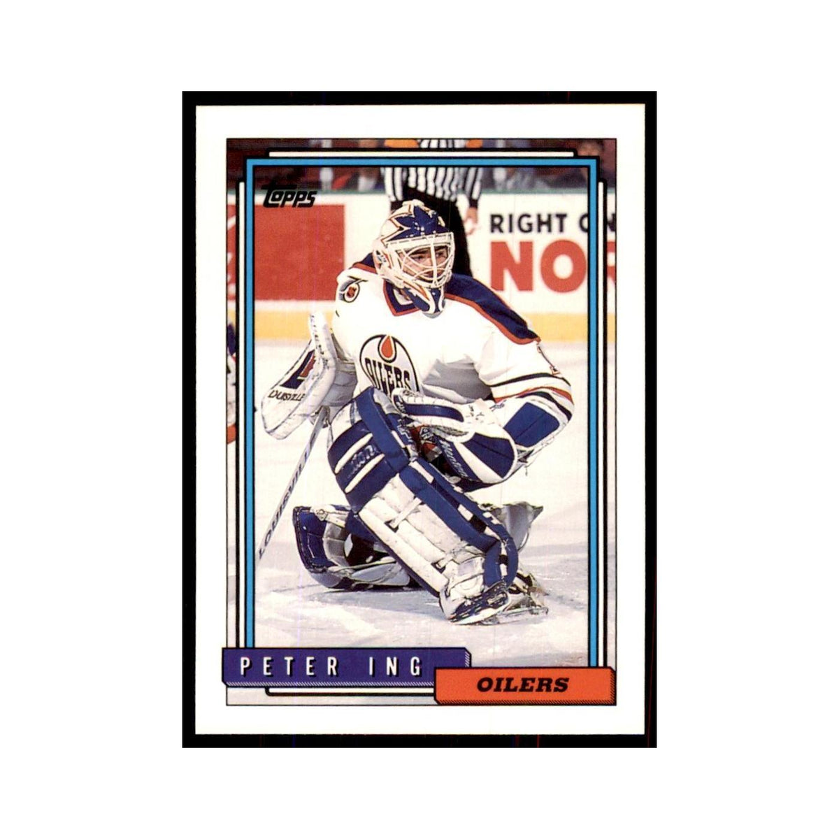 Peter Ing 1992 Topps #423 Hockey Cards Hockey Card NM