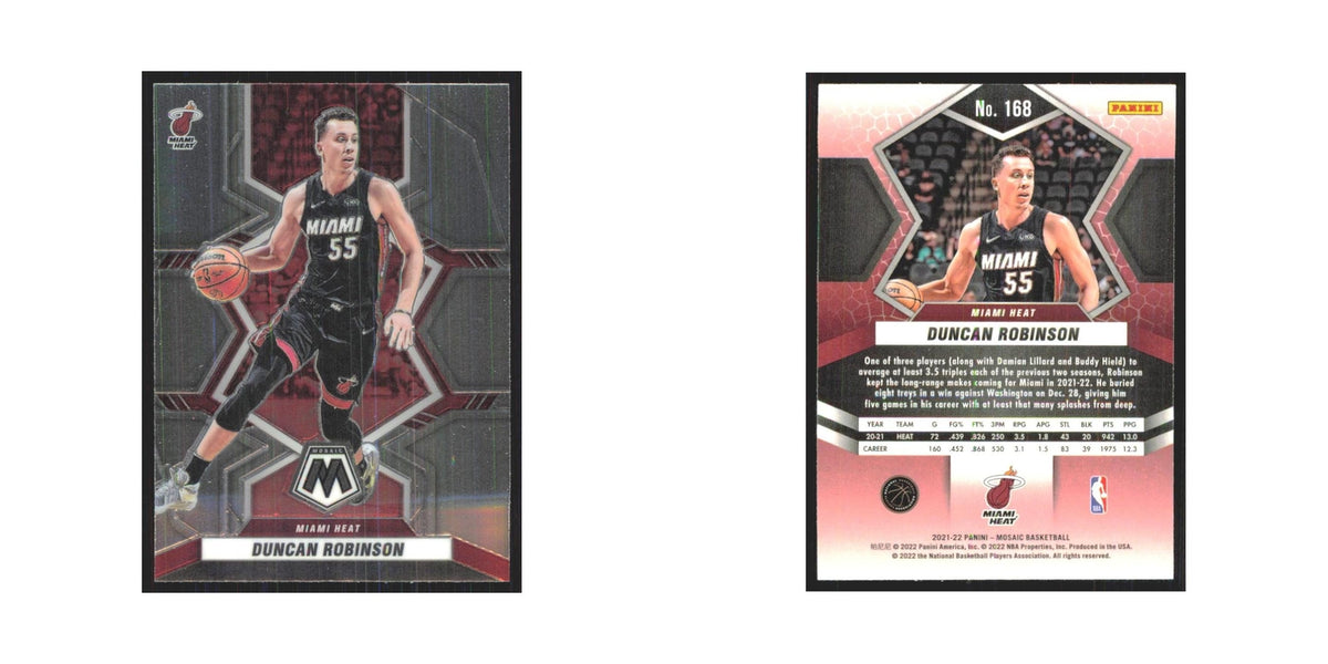 Duncan Robinson 2021 Panini Mosaic #168 Miami Heat Basketball Card NM