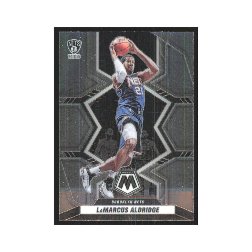 LaMarcus Aldridge 2021 Panini Mosaic #11 Brooklyn Nets Basketball Card NM