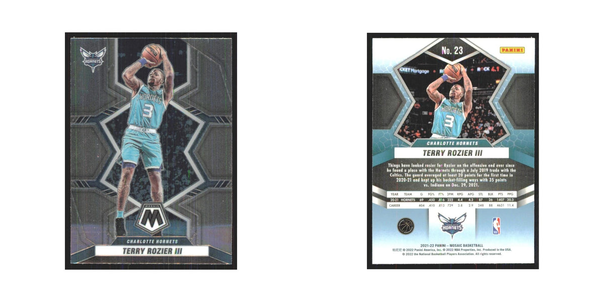 Terry Rozier III 2021 Panini Mosaic #23 Charlotte Hornets Basketball Card NM