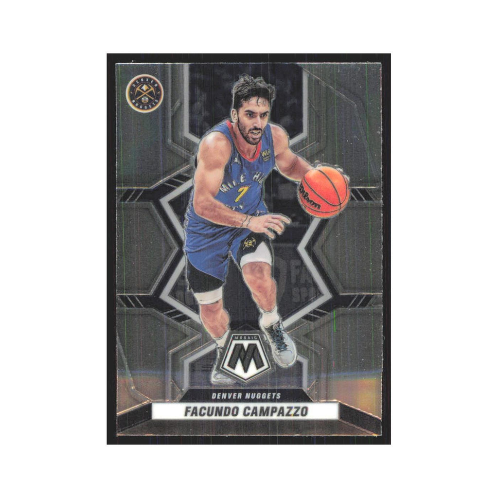 Facundo Campazzo 2021 Panini Mosaic #110 Denver Nuggets Basketball Card NM
