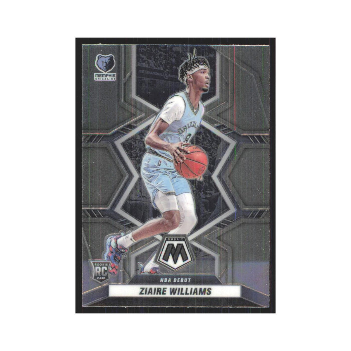Ziaire Williams 2021 Panini Mosaic #273 Memphis Grizzlies Basketball Card NM