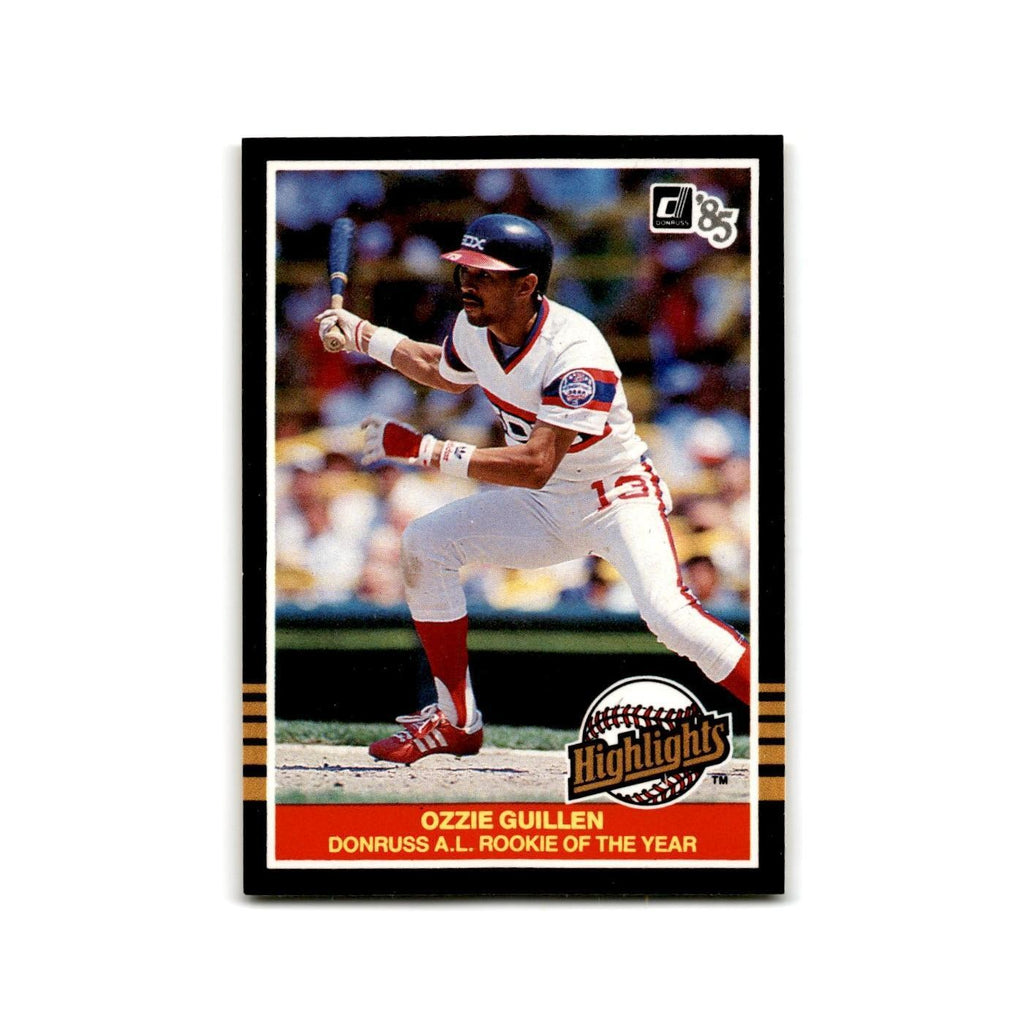 Ozzie Guillen 1985 Donruss Highlights #55 Chicago White Sox Baseball Card NM