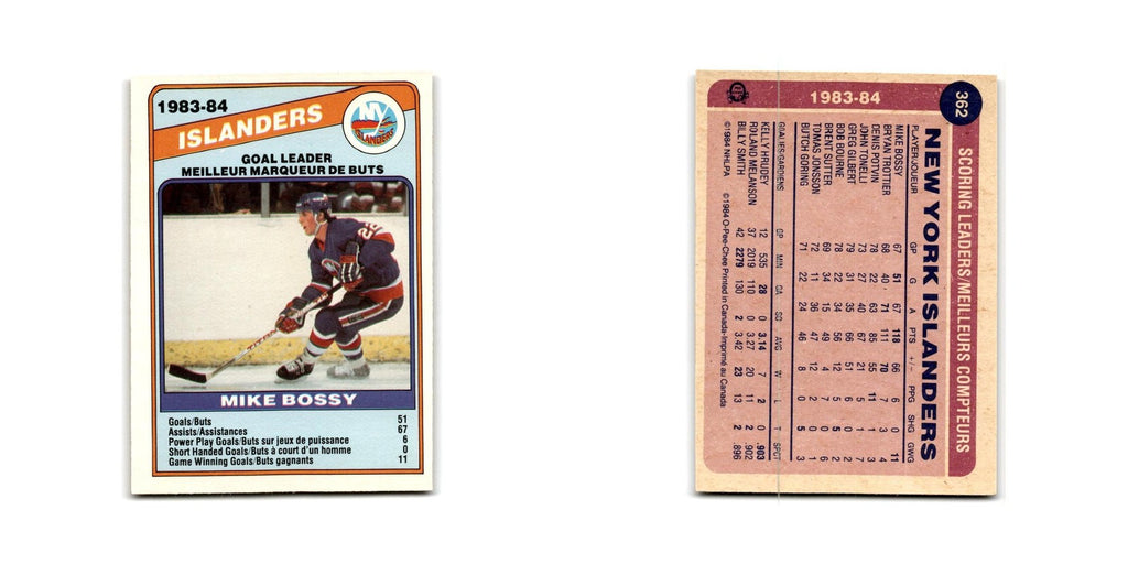 1984 O-Pee-Chee Mike Bossy New York Islanders #362