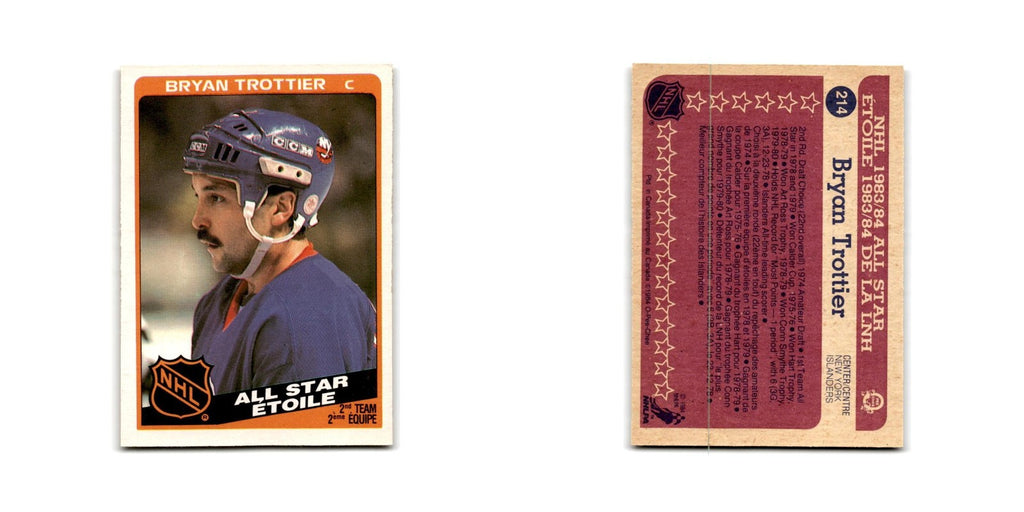 1984 O-Pee-Chee Bryan Trottier New York Islanders #214