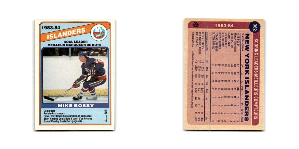 1984 O-Pee-Chee Mike Bossy New York Islanders #362