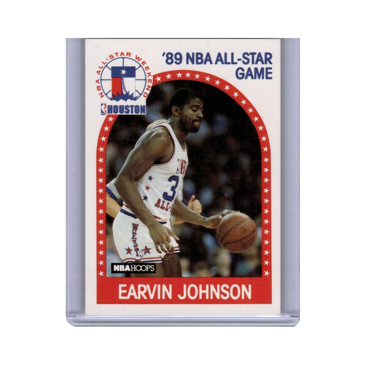 1989 Hoops Basketball Card Earvin Johnson Lakers #166