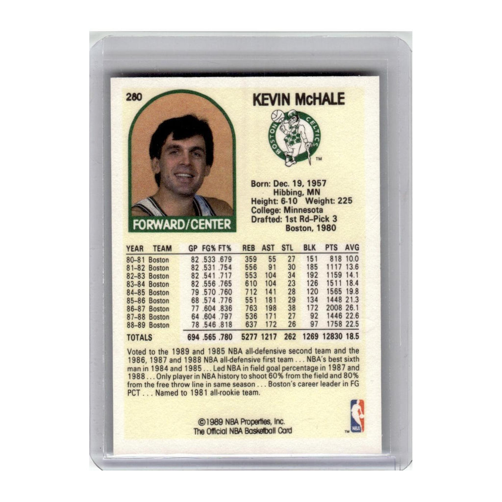 1989 Hoops Basketball Card Kevin McHale Celtics #280