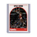 1990 Hoops Basketball Card Spud Webb Hawks #115