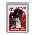 1989 Hoops Basketball Card Akeem Olajuwon Rockets #178