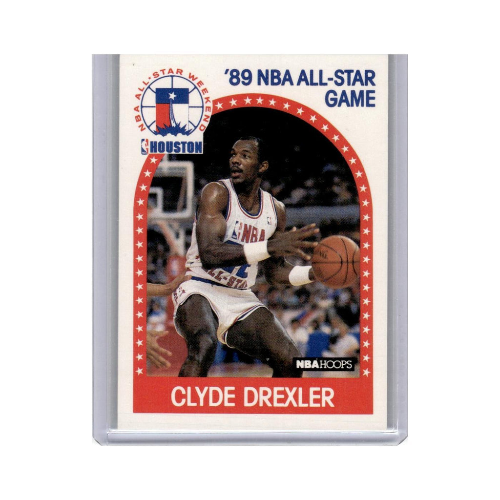 1989 Hoops Basketball Card Clyde Drexler Blazers #69