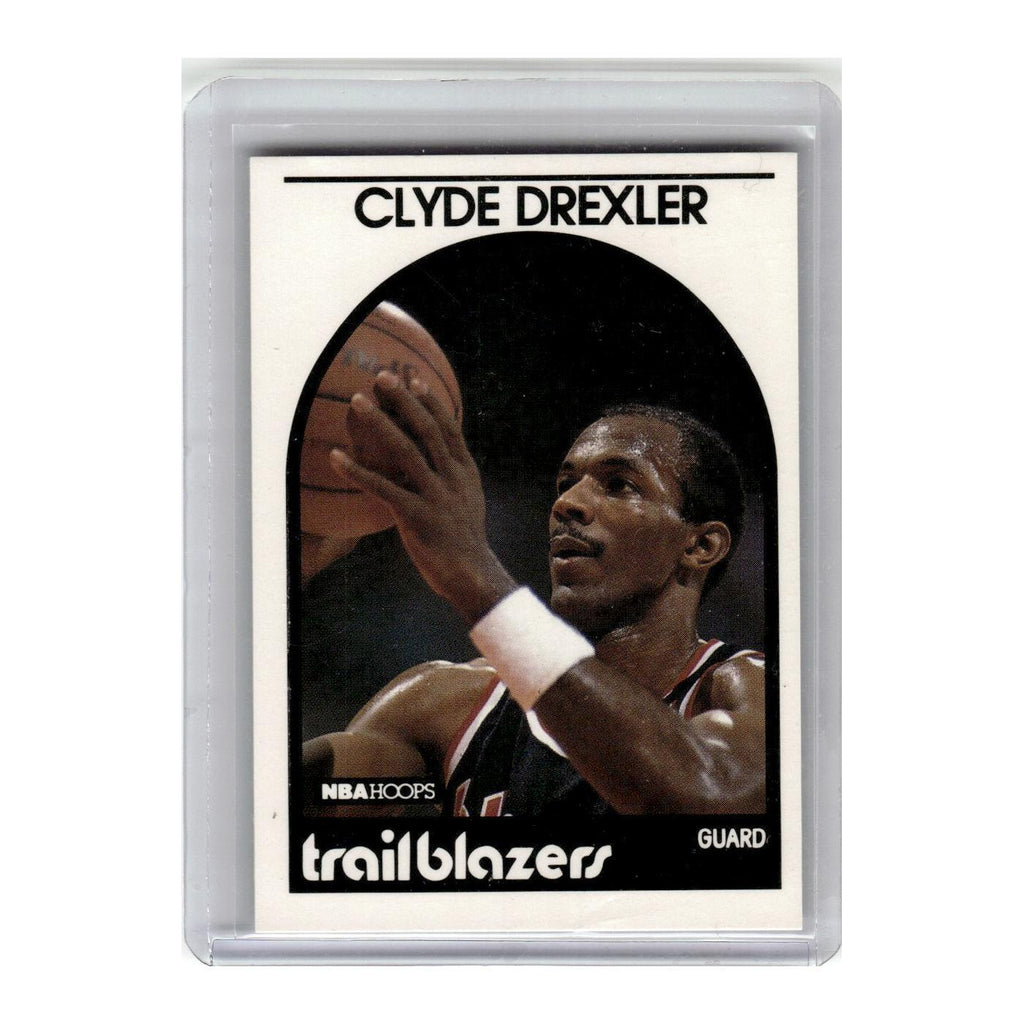 1989 Hoops Basketball Card Clyde Drexler Blazers #190