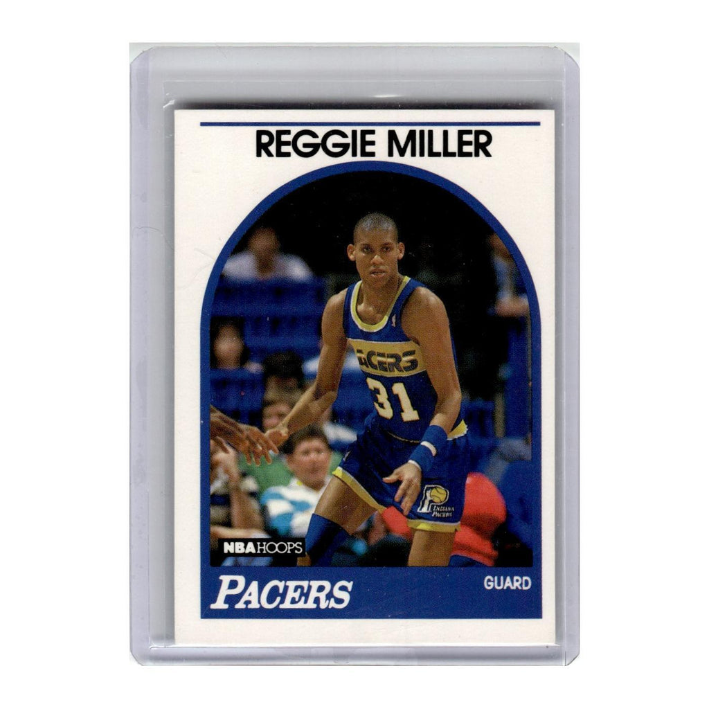 1989 Hoops Basketball Card Reggie Miller Pacers #29