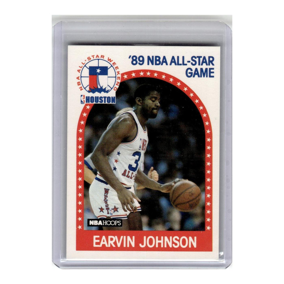 1989 Hoops Basketball Card Earvin Johnson Lakers #166