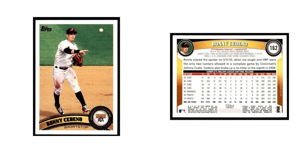 2011 Topps Ronny Cedeno Baseball Cards #162