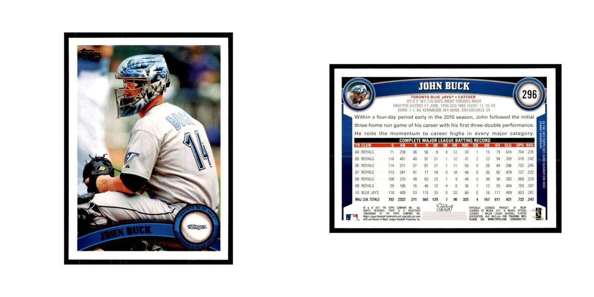 2011 Topps John Buck Baseball Cards #296
